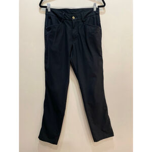 Lululemon Men ABC Classic Pants Black Chinos Waist 30 Office Golf Performance